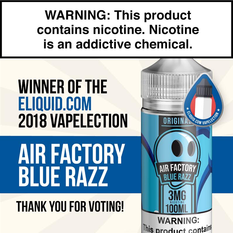 Winner of the eLiquid.com 2018 Vapelection!