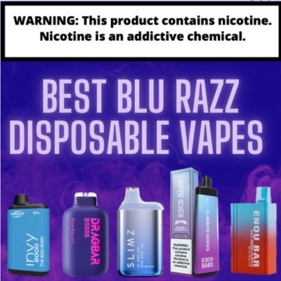 Best Blu Razz Disposable Vapes - eLiquid.com