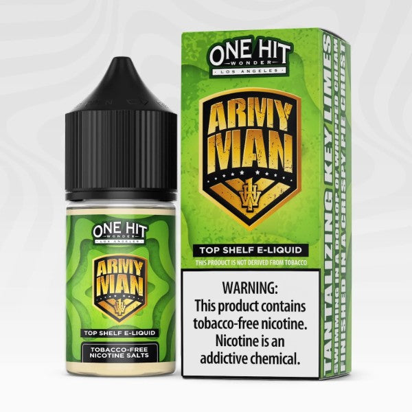 One Hit Wonder TFN Salt Vape Juice 30mL Army Man