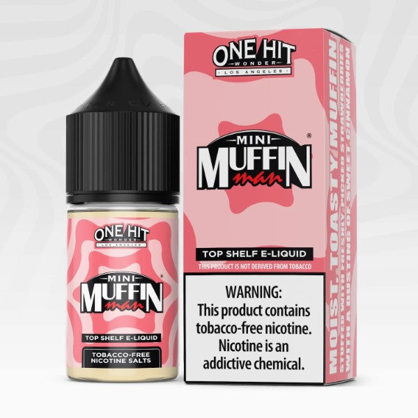 One Hit Wonder TFN Salt Vape Juice 30mL Mini Muffin man