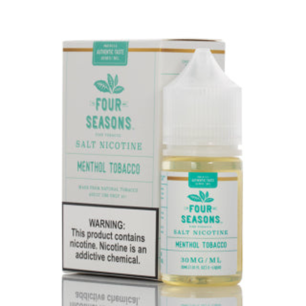  Best Deal Four Seasons Salt 30ML Vape Juice Menthol Tobacco