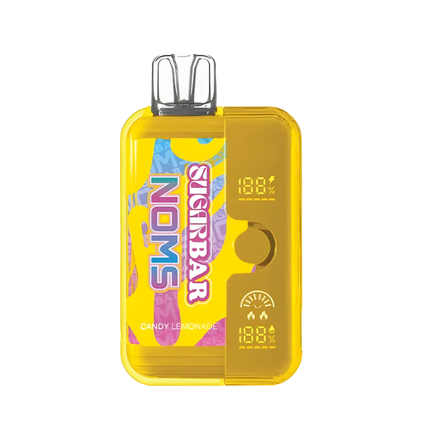 Best Deal Sugar Bar x Noms Dual Turbo 18000 Puffs Rechargeable Disposable Vape 17.5mL - Candy Lemonade