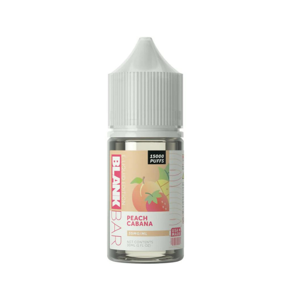 Best Deal Blank Bar 15000 Puff Juice Salt Series 30mL - Peach Cabana