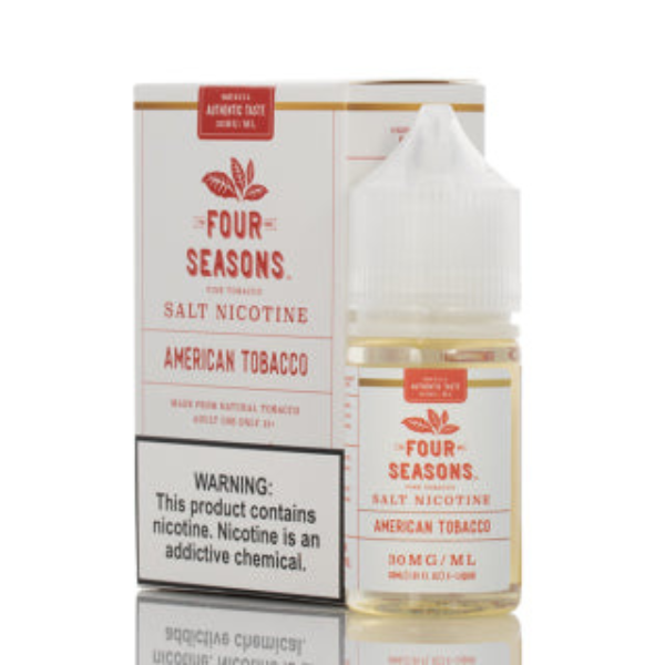  Best Deal Four Seasons Salt 30ML Vape Juice American Tobacco