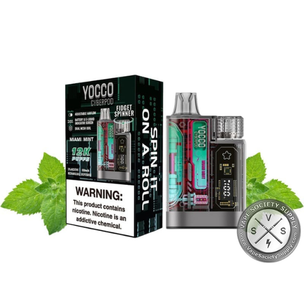 Yocco CyberPod 12K Disposable Vape 5 Pack 20mL