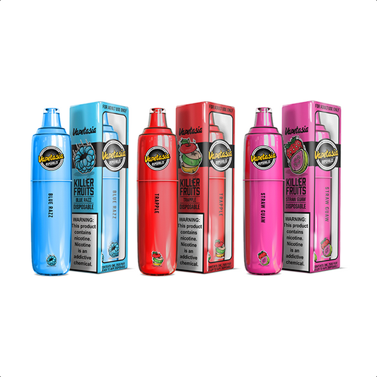 Killer Fruits Single Disposable Vape 3500 Puffs 10mL Best Flavors