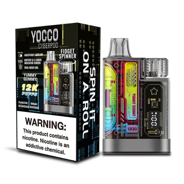 Yocco CyberPod 12K Disposable Vape 5 Pack 20mL