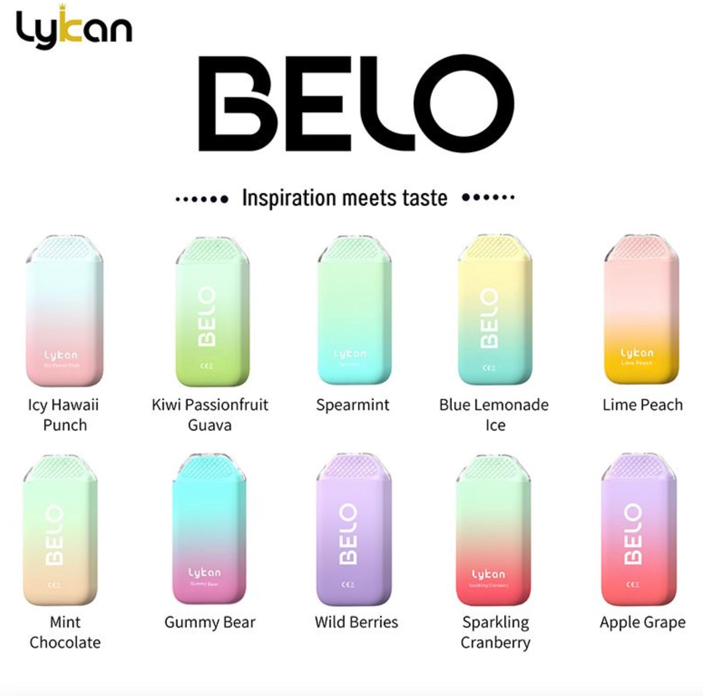 Lykcan BELO Mesh 6000 Puffs Disposable 10-Pack