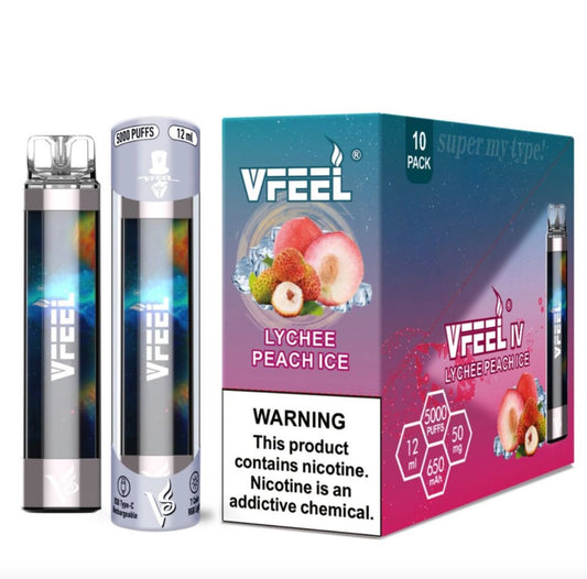 Best Deal VFEEL IV Disposable 5000 Puffs 10 Pack