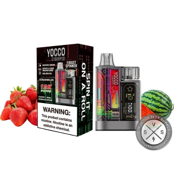 Yocco CyberPod 12K Disposable Vape 5 Pack 20mL