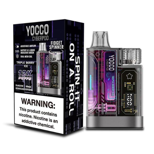 Yocco CyberPod 12K Disposable Vape 5 Pack 20mL