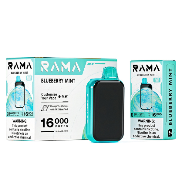 Best Deal Yovo Rama 16000 Puffs Disposable Vape 15mL - Blueberry  Mint