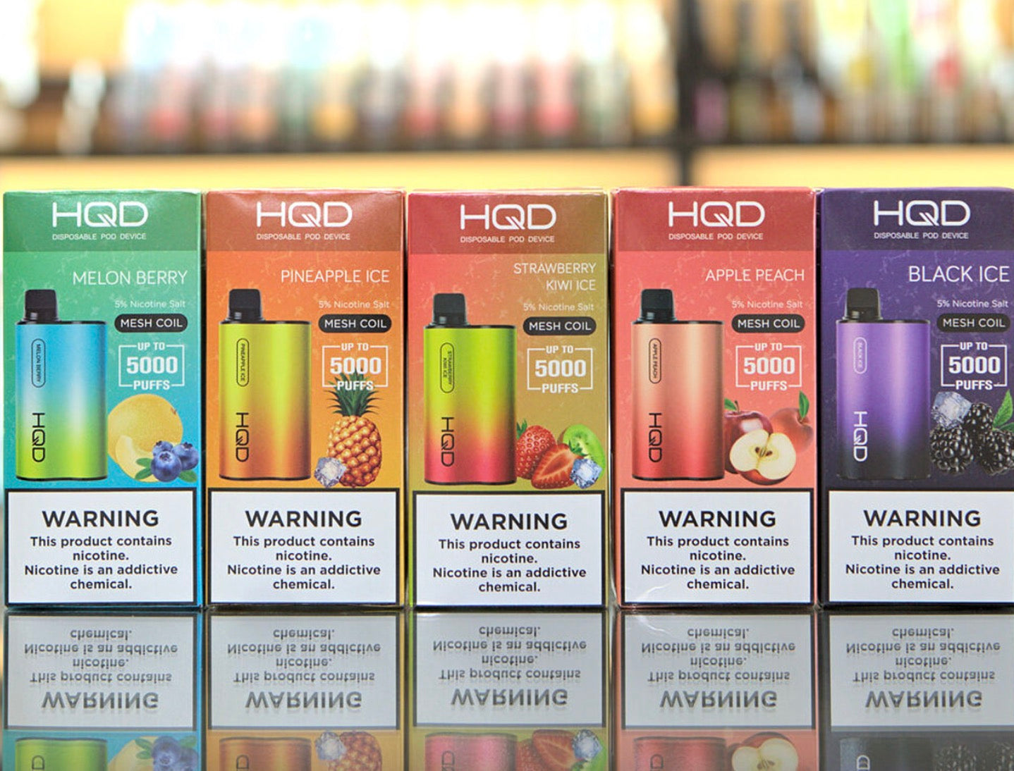 HQD Cuvie Ultimate 5000 Puff Single Disposable Vape Best Flavors
