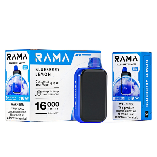 Best Deal Yovo Rama 16000 Puffs Disposable Vape 15mL - Blueberry Lemon 