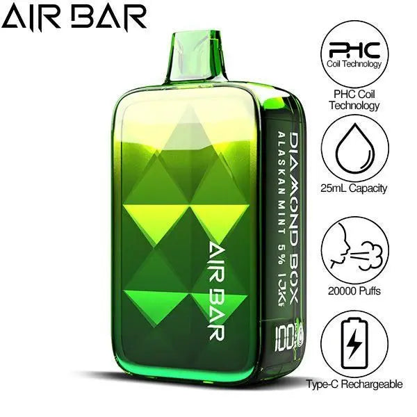 Air Bar Diamond Box 20000 Puffs Rechargeable Vape 25ml