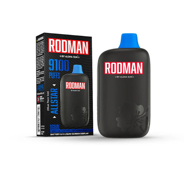 Best Deal RODMAN 9100 Puffs Rechargeable Vape Allstar