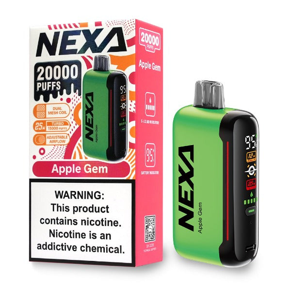 Best Deal NEXA N20000 Rechargeable Disposable 20mL Apple Gem