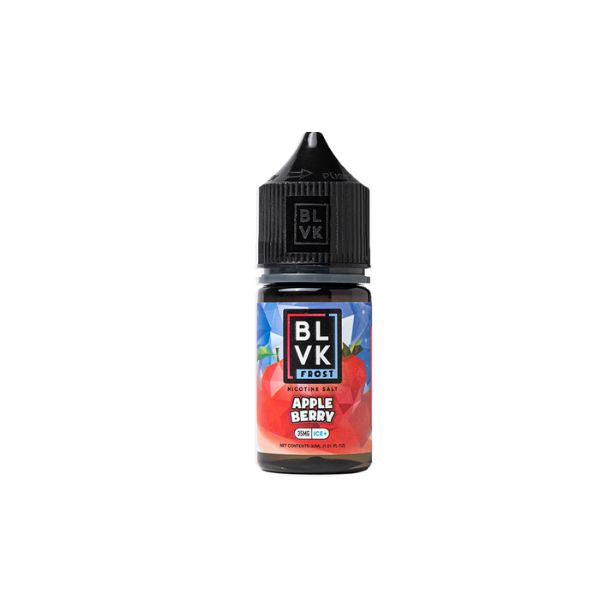 BLVK Frost Series Salt E-Liquid 30mL Best Flavor Apple Berry