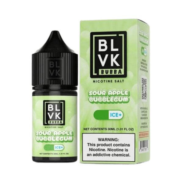 BLVK Salts 30mL Bubba Sour Apple Bubblegum