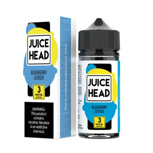 Juice Head 100mL Vape Juice Best Flavor Blueberry Lemon