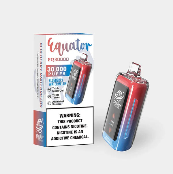 Best Deal Equator EQ30000 Rechargeable Disposable Vape 30ml Blueberry Watermelon