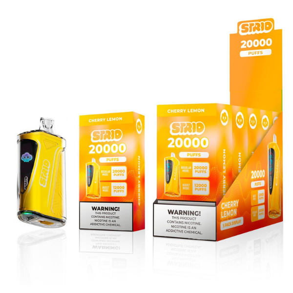 Best Deal STRIO 20000 Puffs Rechargeable Disposable Vape 24mL - Cherry Lemon