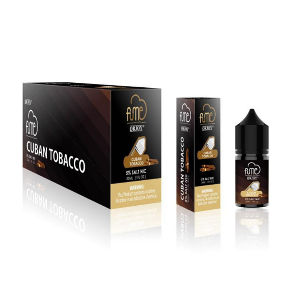 Best Deal Fume Salt E-liquid Vape Juice 30mL - Cuban Tobacco