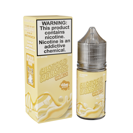 Best Deal Custard Monster Salt 30mL Vape Juice - Vanilla 