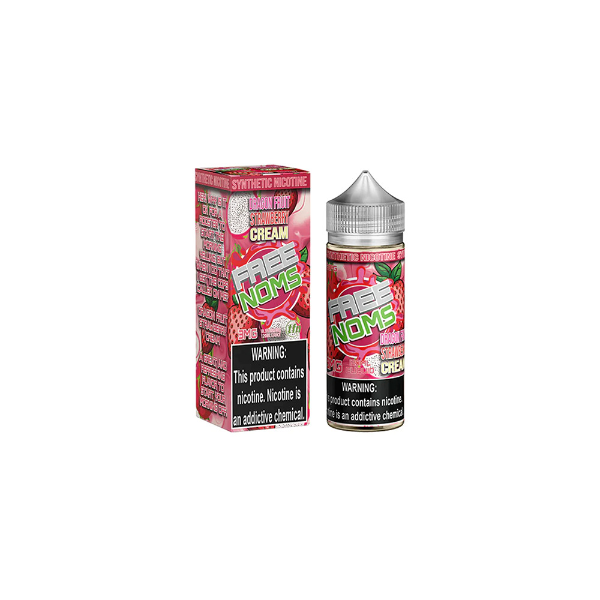 Freenoms TFN 120mL Vape Juice Best Flavor Dragon Fruit Strawberry Cream