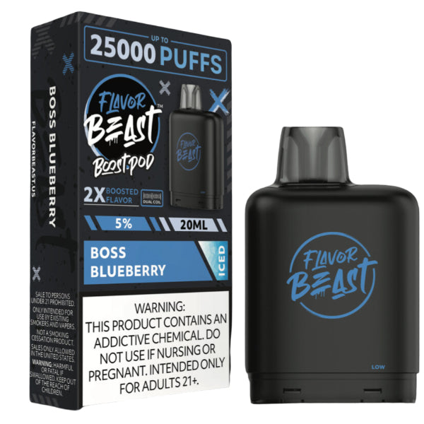 Flavor Beast Level X Boost Pods 25,000 Puffs