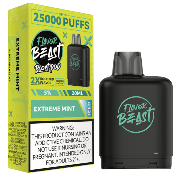 Flavor Beast Level X Boost Pods 25,000 Puffs