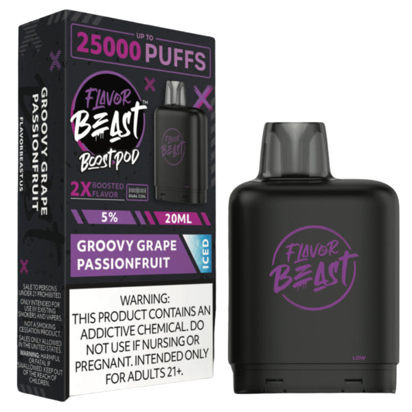 Flavor Beast Level X Boost Pods 25,000 Puffs