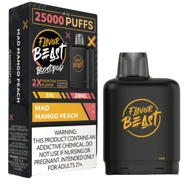 Flavor Beast Level X Boost Pods 25,000 Puffs