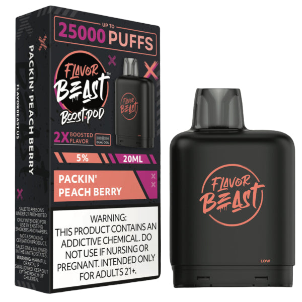 Flavor Beast Level X Boost Pods 25,000 Puffs