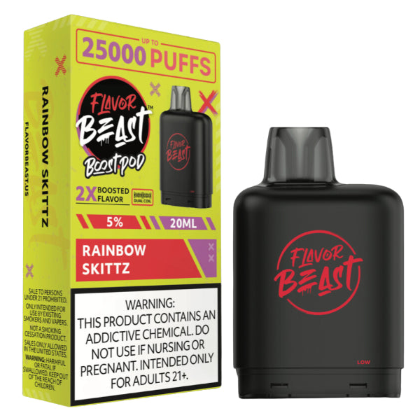 Flavor Beast Level X Boost Pods 25,000 Puffs