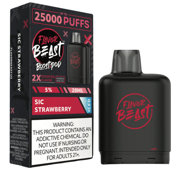 Flavor Beast Level X Boost Pods 25,000 Puffs