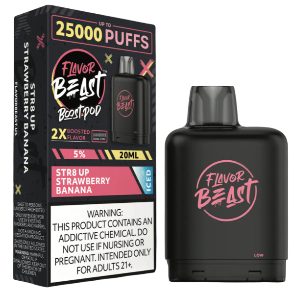 Flavor Beast Level X Boost Pods 25,000 Puffs