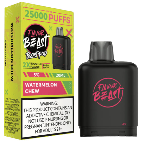 Flavor Beast Level X Boost Pods 25,000 Puffs