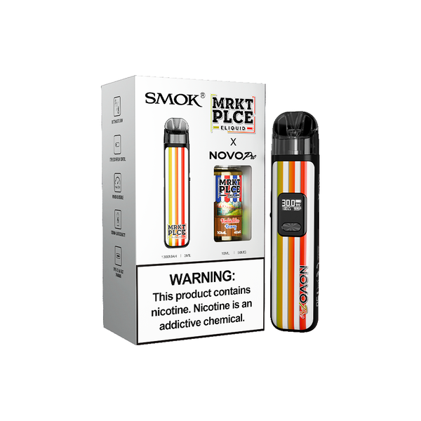 Best Deal SMOK Novo Pro Pod Device + Daddy's Vapor 10mL Bundle - MRKT PLCE / Forbidden Berry