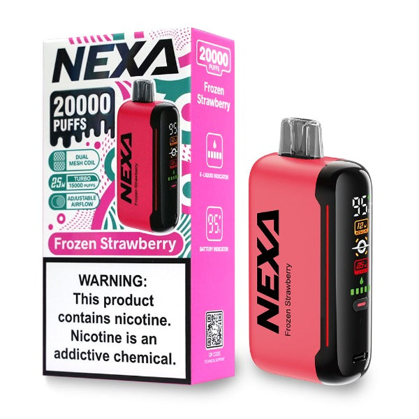 Best Deal NEXA N20000 Rechargeable Disposable 20mL Frozen Strawberry