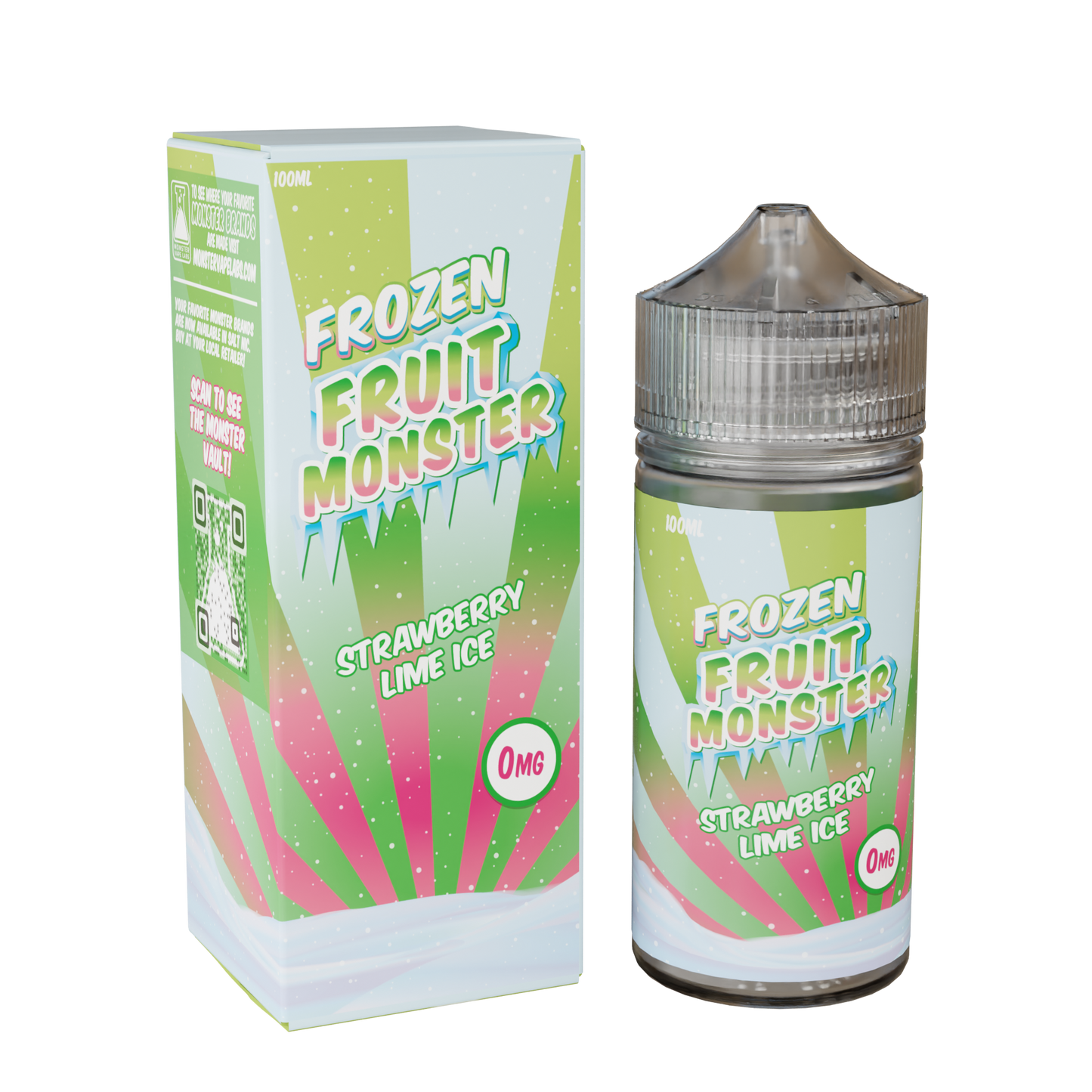 Best Deal Fruit Monster 100mL Vape Juice Strawberry Lime Ice