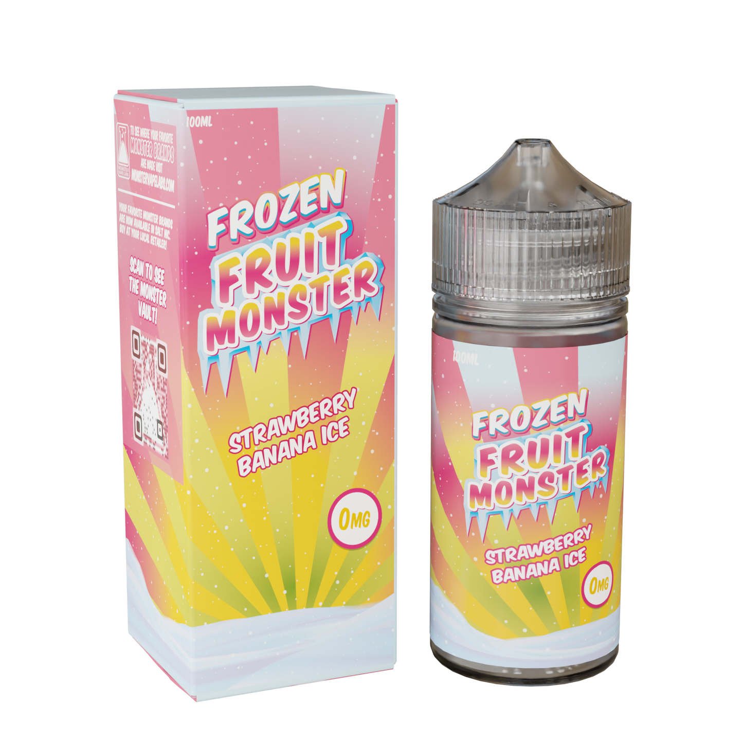 Best Deal Fruit Monster 100mL Vape Juice Strawberry Banana Ice