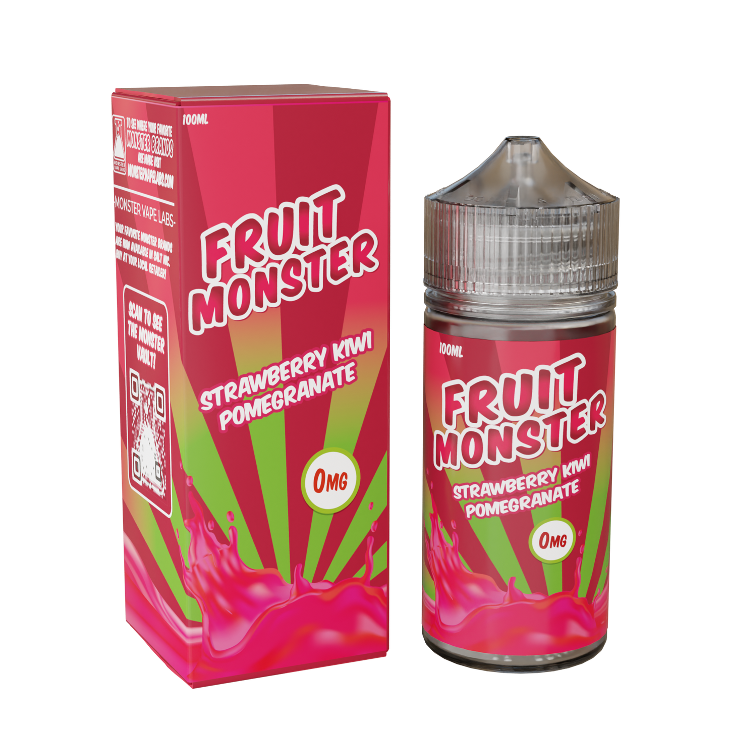 Best Deal Fruit Monster 100mL Vape Juice - Strawberry Kim Pomegranate