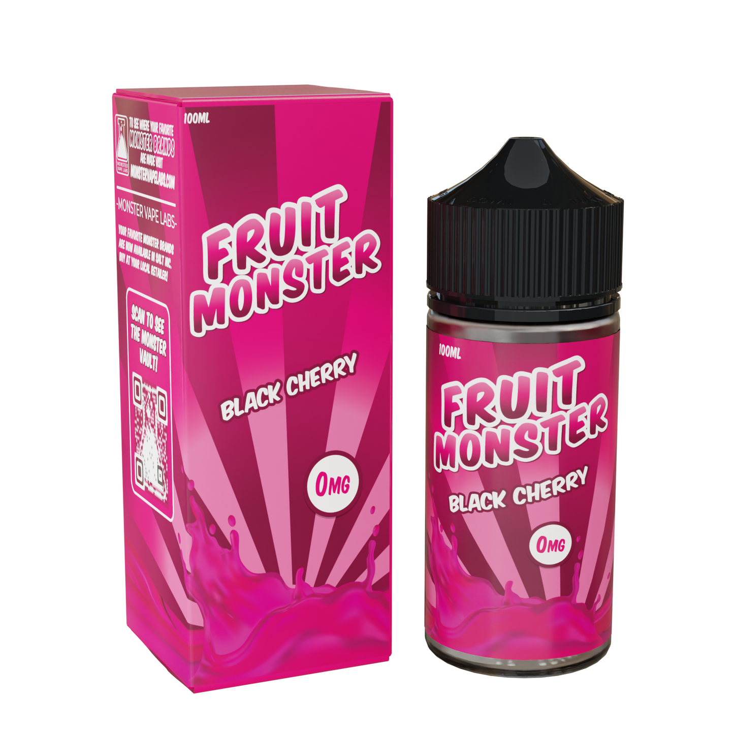 Best Deal Fruit Monster 100mL Vape Juice - Black Cherry 