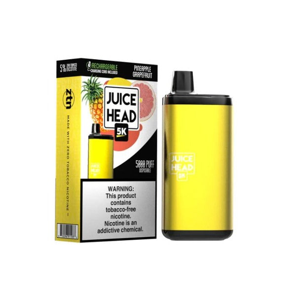 Best Deal Juice Head 5K Single TFN Disposable Vape 10mL Pineapple Grapefruit