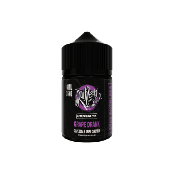 Best Deal Ruthless Salt Nic E-Liquid Vape Juice 60mL - Grape Drank