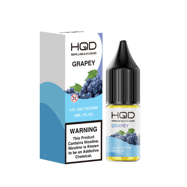 Best Deal HQD Premium Salt E-Liquid 30mL - Grapey