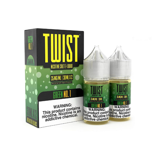 Lemon Twist 30mL x 2 Vape Juice Best Flavor Green No.1