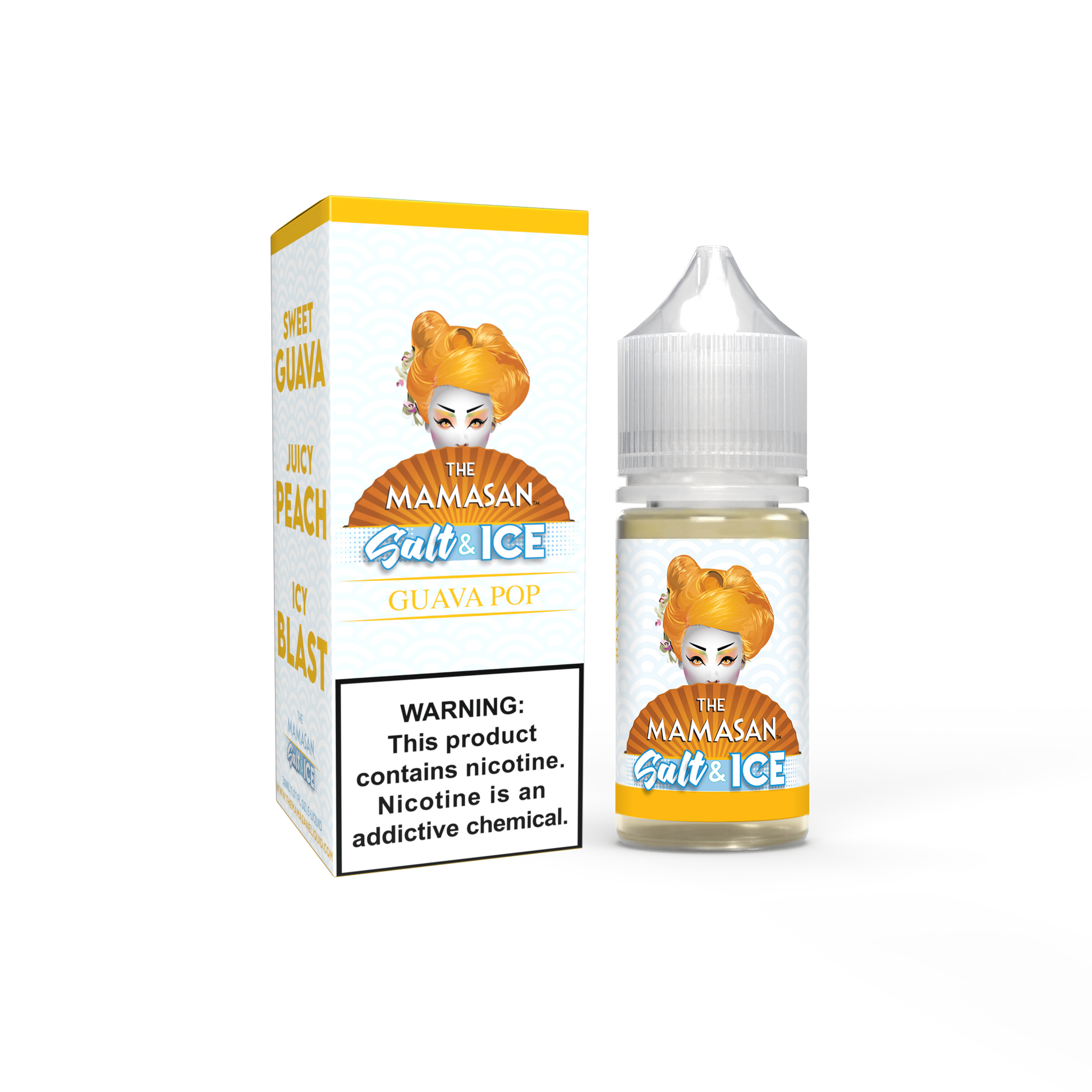 Guava pop ice Mamasan salts 30ml vape juice