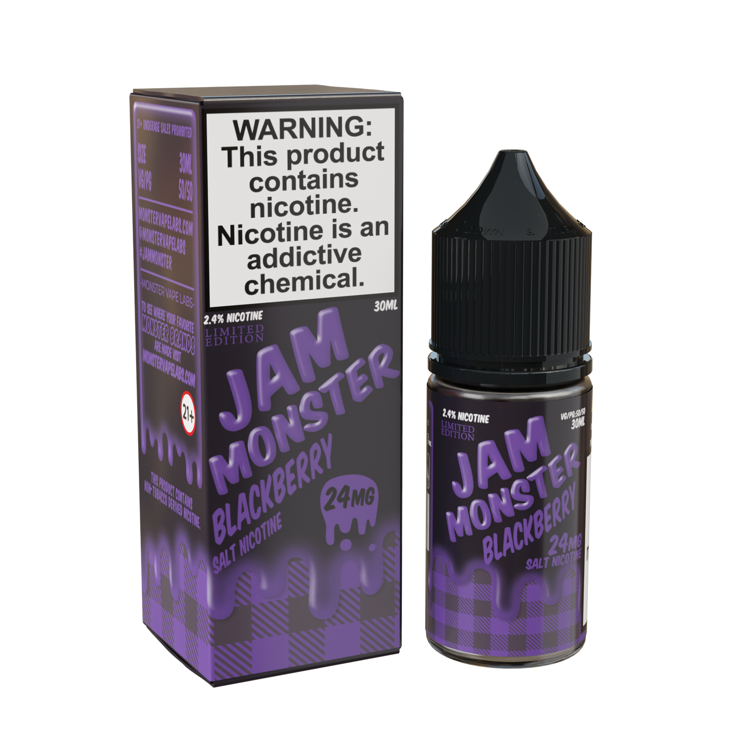 Best Deal Jam Monster Salts 30ML Vape Juice - Blackberry 